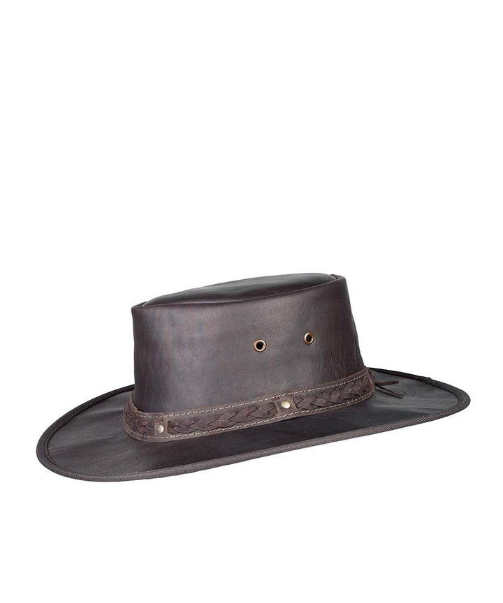 Barmah Squashy Roo Leather Hat