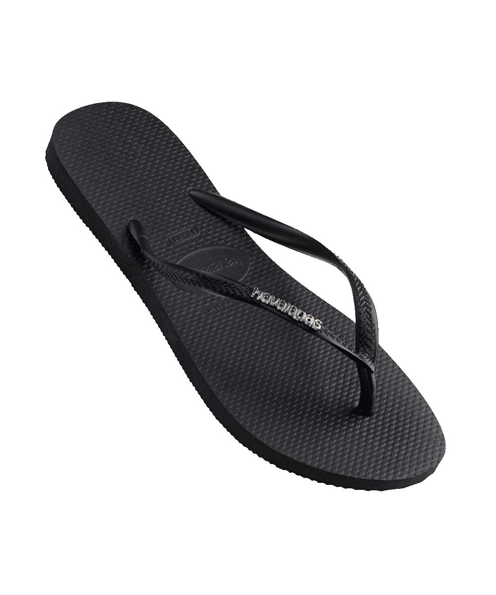 Havaianas Women's Slim Metal Logo Thongs