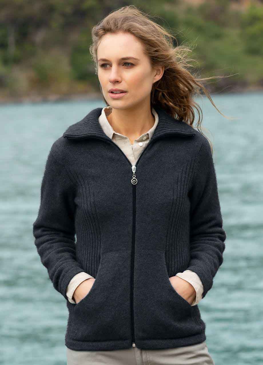 Women's Market Day Merino Possum Jacket