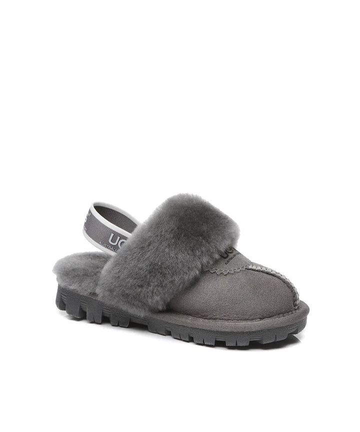 Kid’s Banded Scuff UGG Slippers