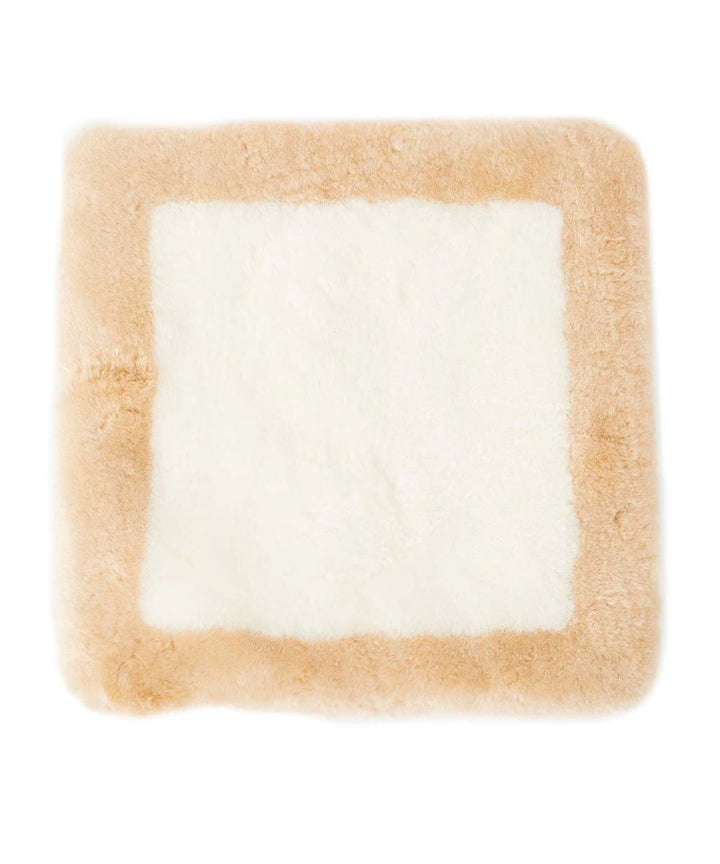 Sheepskin Border Cushion