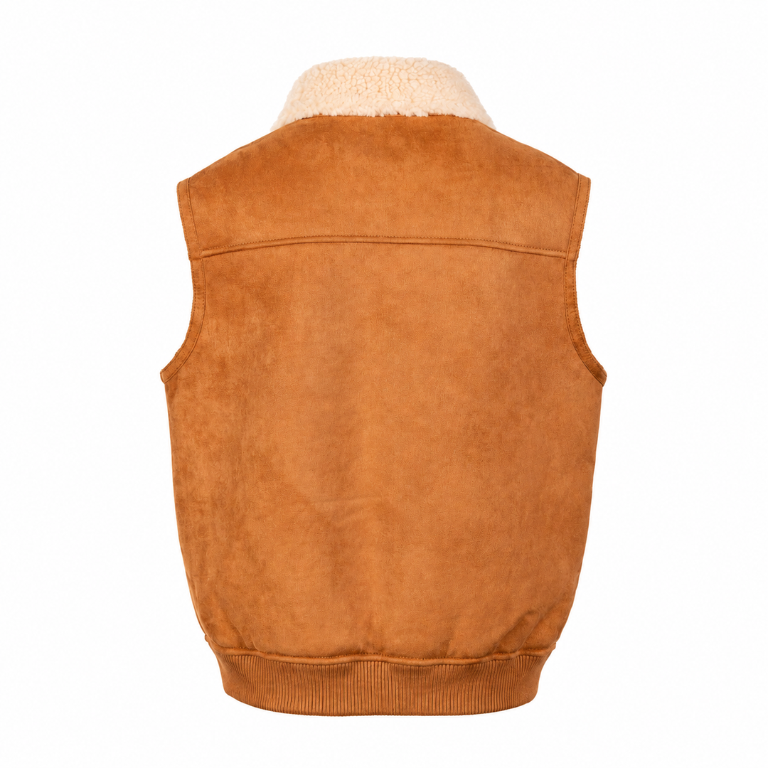 UGG Women's Lorne Reversible Zip Vest - Chestnut/Natural