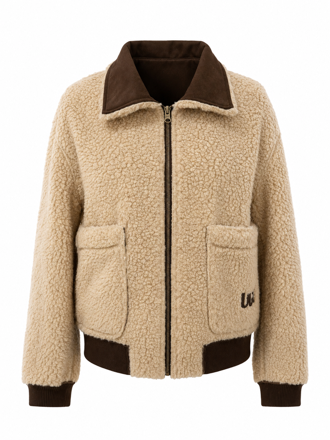 UGG Women's Bondi Reversible Bomber Jacket - Chocolate/Natural