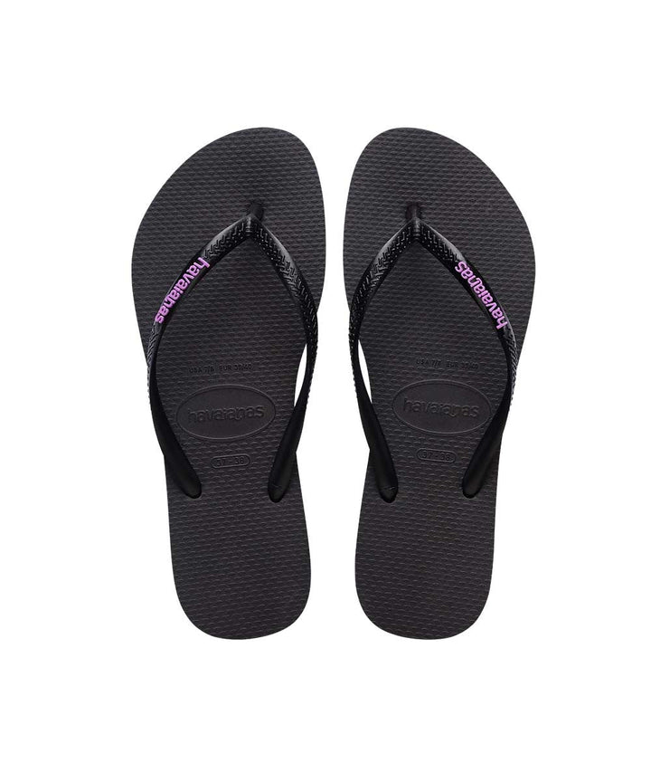 Havaianas Women's Slim Rubber Logo Thong