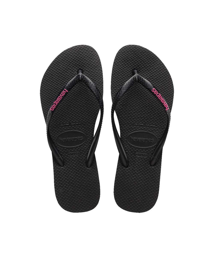 Havaianas Women's Slim Rubber Logo Thong