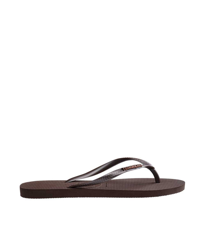 Havaianas Women's Slim Metal Logo Thongs
